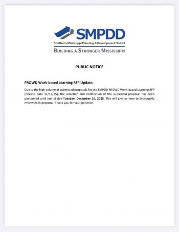 PROWD RFP review extension notice