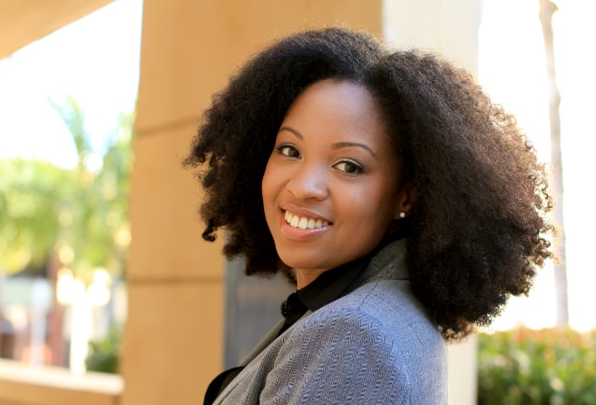 Professional African American Woman Smiling