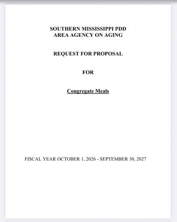 AAA - RFP Congregate Meals