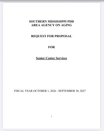 AAA - RFP Senior Center